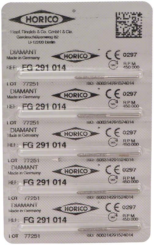 Verpackung von Diamant FG 291 014 mit CE-Kennzeichnung.