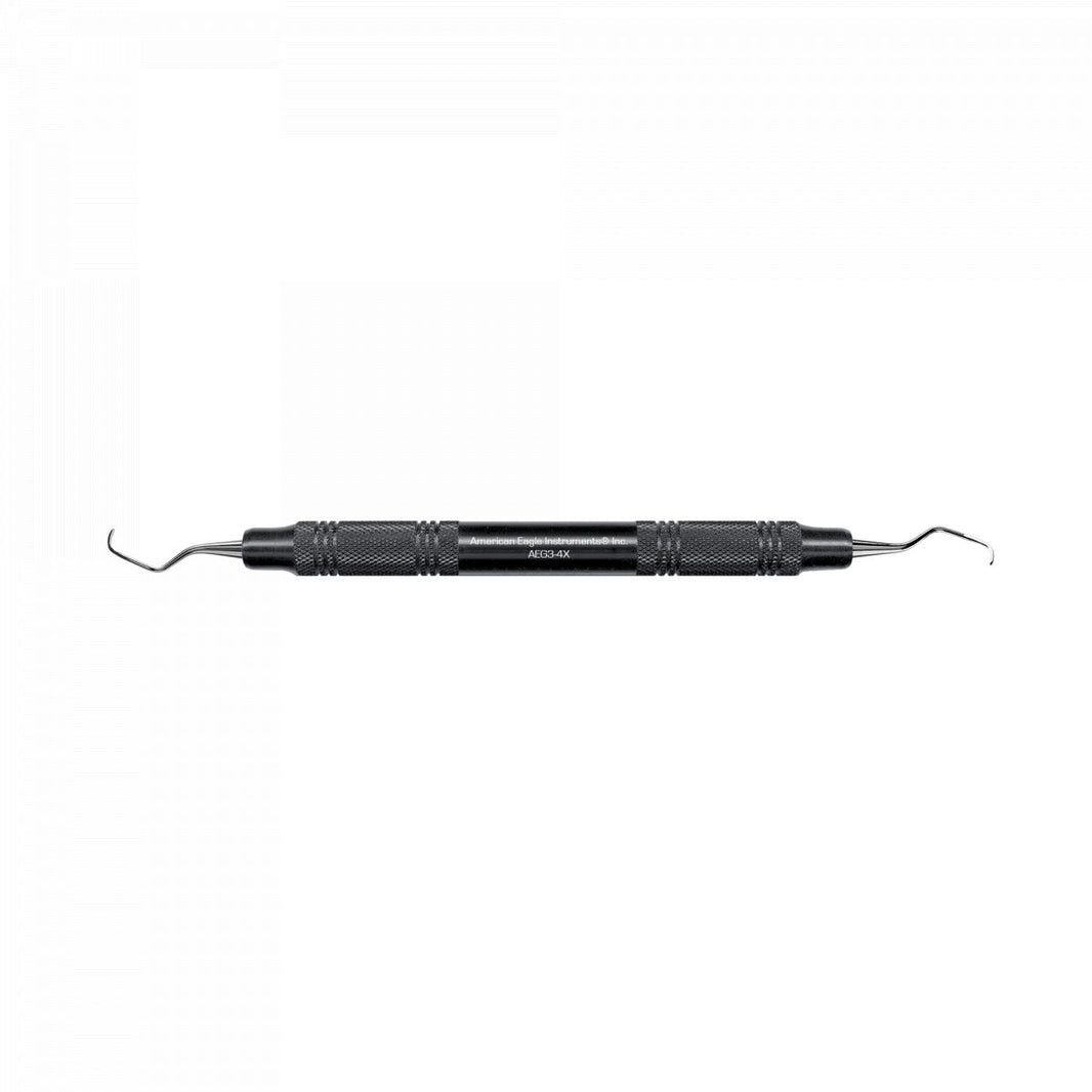 Amerikanischer Eagle Standard Gracey Kürette Anterior, 3-4, mit doppelseitiger Klinge.