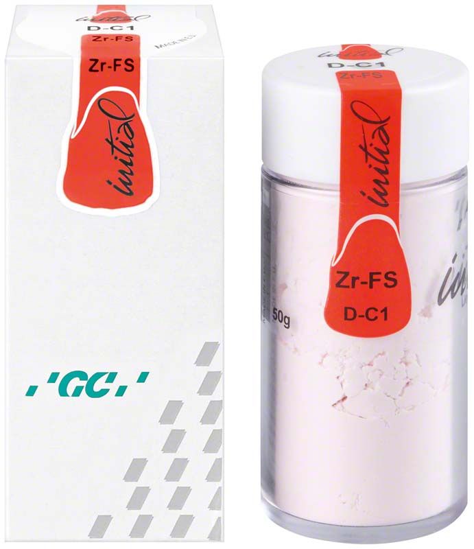 GC Initial Zr-FS Dentin 50g DC1 Zahnpulver in Originalverpackung