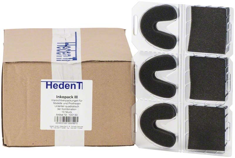 Inkopack 3er Kombi Nr.3 mit Klarsichtverpackungen für dentalen Schutz.
