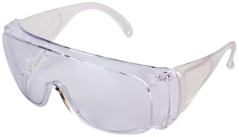 Anti-Fog Schutzbrille aus klarem Polycarbonat für den dentalen Arbeitsschutz.