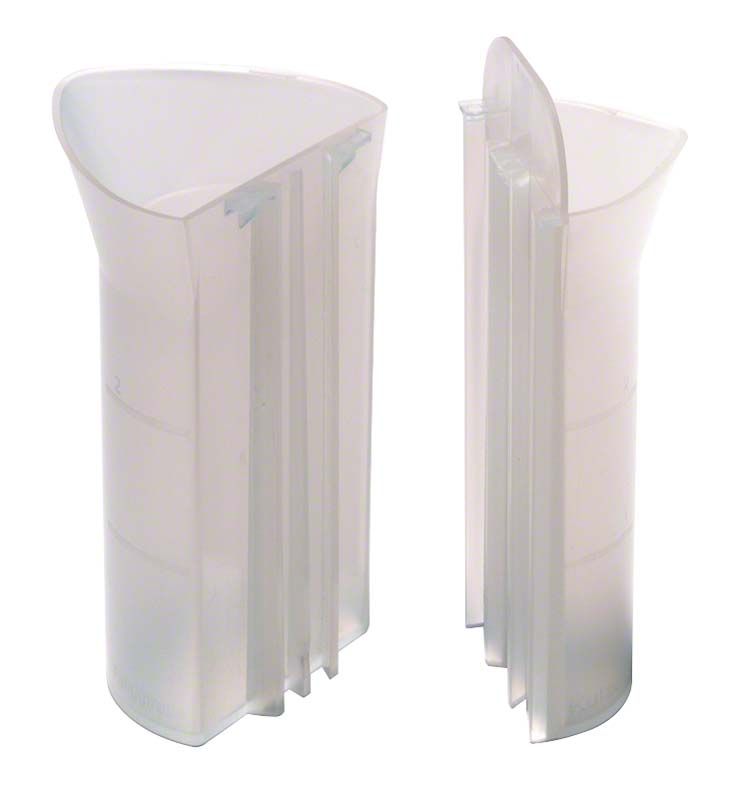 Durchsichtige Dosierbecher aus Kunststoff, PalaXpress®-Produktansicht.