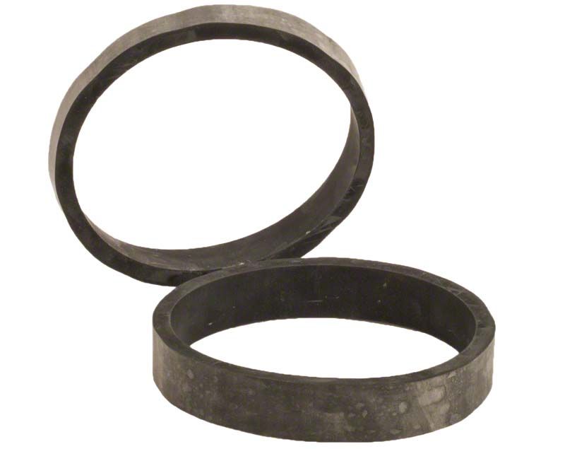 Schwarze Gummiringe XL für Splitcastformer, Packung mit 2 Stück.