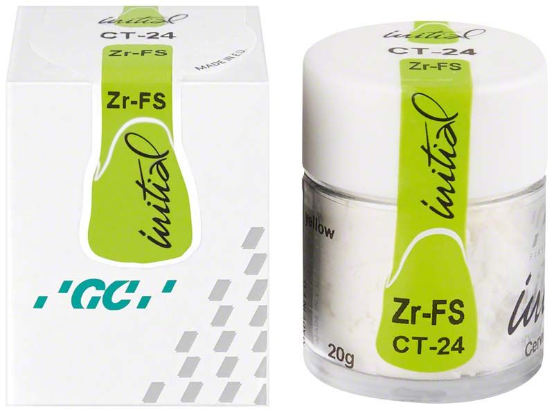 GC Initial Zr-FS Cervical Translucent 20g Produktverpackung und -behälter