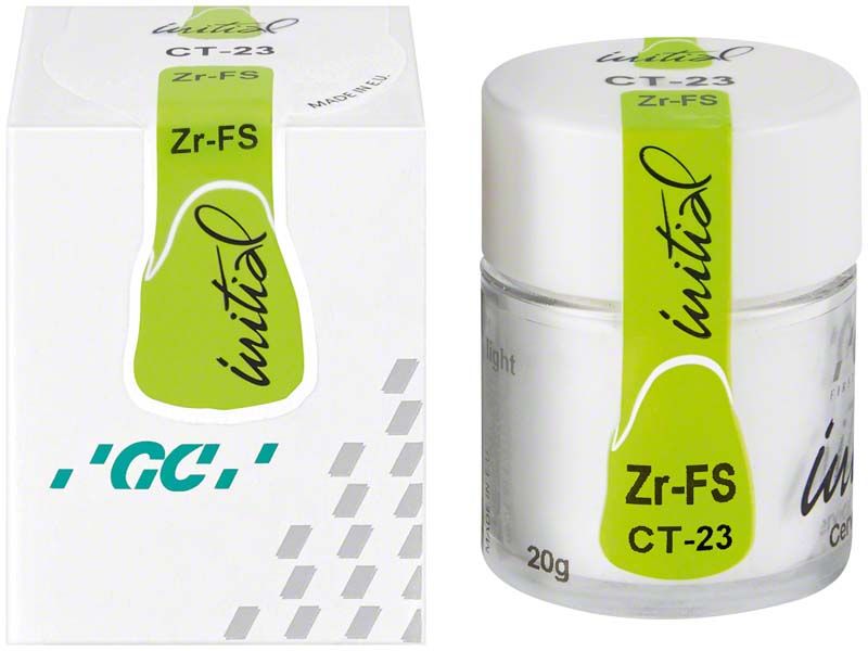 GC Initial Zr-FS CT-23 Keramikmasse 20g mit Verpackung.