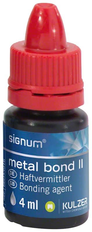 Signum® metal bond II Haftvermittler-Flasche mit rotem Verschluss, 4 ml.