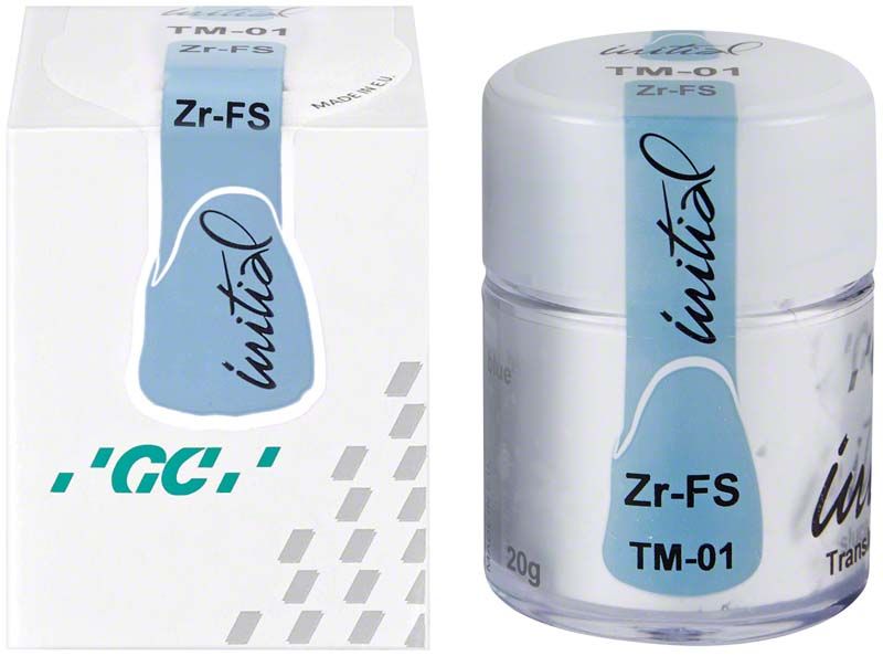 GC Initial Zr-FS Translucent Modifier 20g Verpackung und Behälter.