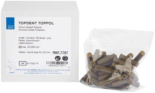 Image of TOPDENT® TopPol Polierer Walze mittel 6 x 22mm