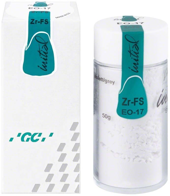 GC Initial Zr-FS Enamel Occlusal EO-17, 50g Dose mit Verpackung.