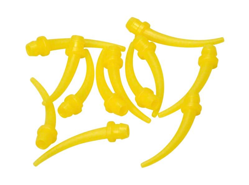 Gelbe Applikationsdüsen für das GI-MASK Automix Refill Kit.