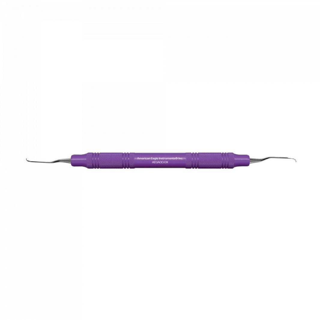 Amerikanischer Eagle Gracey +3 Access Kürette mit lila EagleLite® Griff.