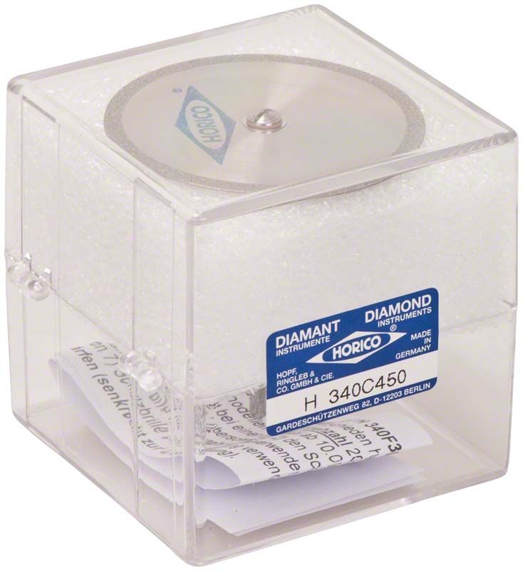 DIAFLEX® Diamantscheibe H 340C 450 in transparenter Verpackung.