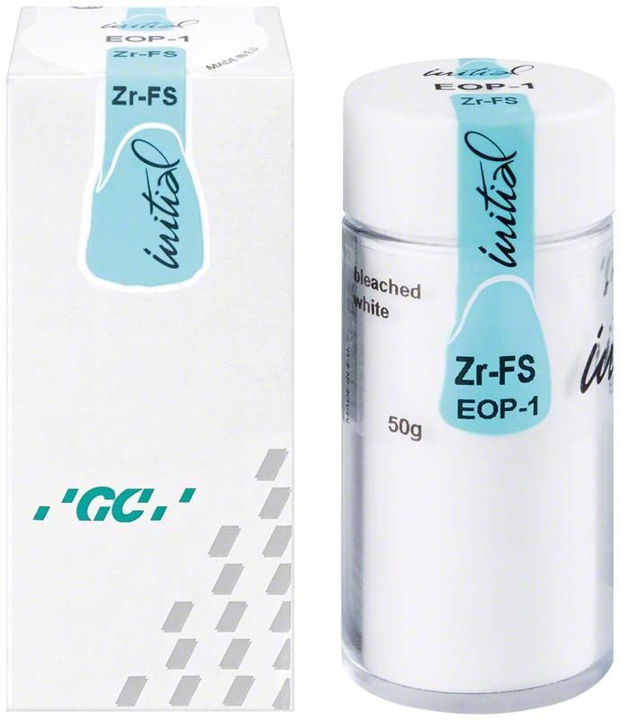 GC Initial Zr-FS Enamel Opal 50g Behälter und Verpackung.