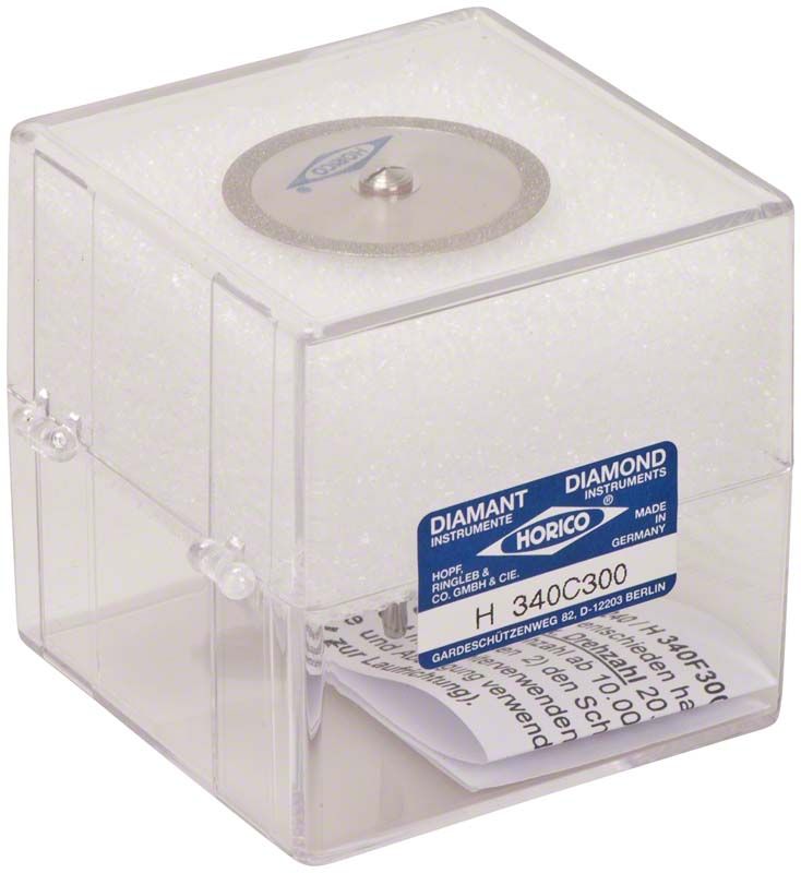 Diamantscheibe DIAFLEX® H 340C 300 in transparenter Verpackung.