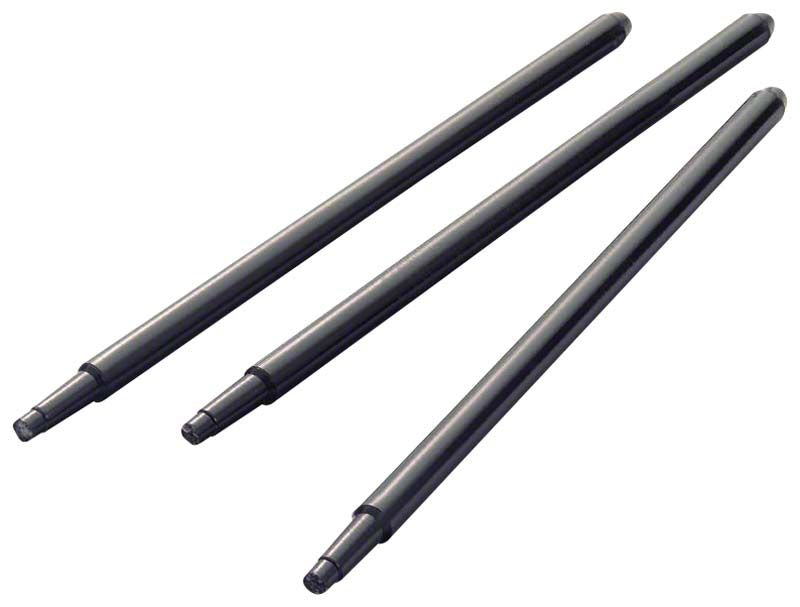 Drei schwarze Universalpinselhalter für Einwegpinsel auf weißem Hintergrund.