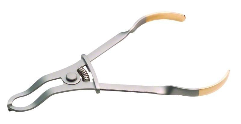 Ringseparierzange mit ergonomischen Griffen und robustem Design für Dentalanwendungen.