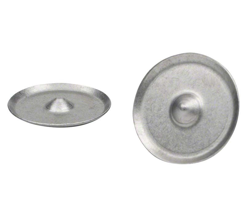 Eingipsscheiben für PROTARevo Artikulator aus Metall, zwei Stück.