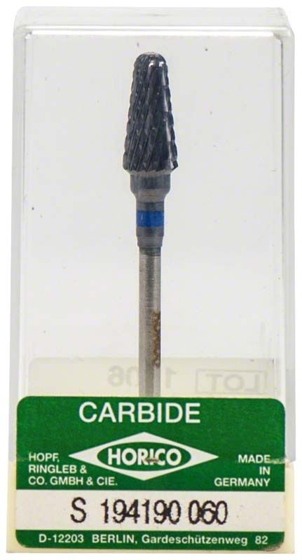 Hartmetallfräser schwarz beschichtet S194 190 060 in Kunststoffverpackung.