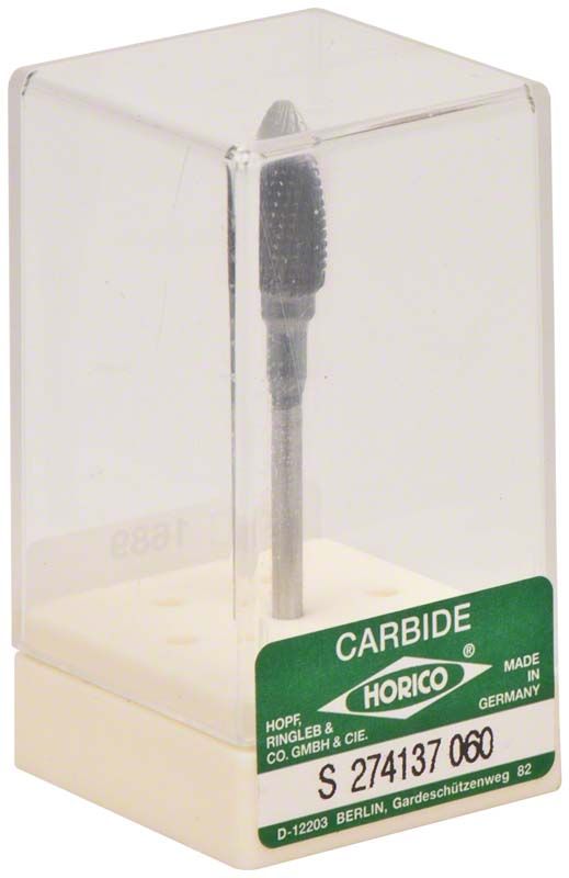 Hartmetallfräser schwarz beschichtet S274 137 060 in transparenter Verpackung.