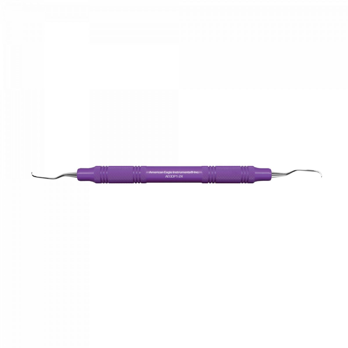Lila American Eagle Gracey +3 Kürette Anterior für zahnmedizinische Anwendungen.