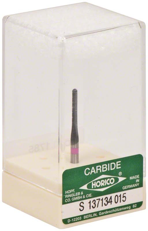 Hartmetallfräser schwarz beschichtet S137 134 015 in transparenter Verpackung.