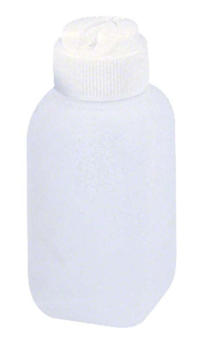 Leere 100g Pulverflasche aus Kunststoff für Prothesenkunststoff.