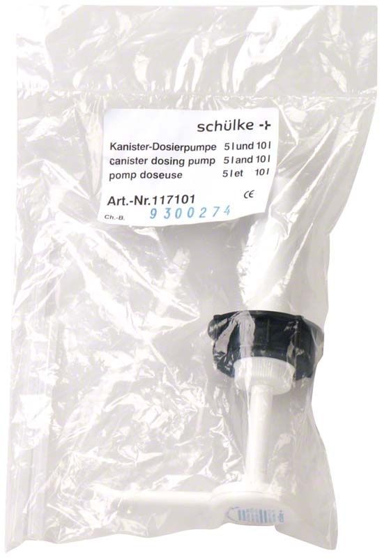 Kanisterdosierer von Schülke für 5 und 10 Liter Kanister in Verpackung.