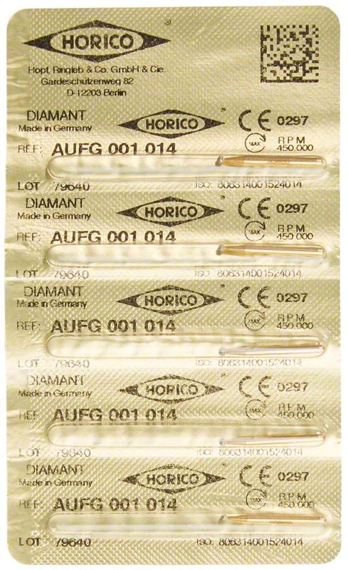 Verpackung der Löwenschleifer AuFG 001 014 mit Diamantaufsätzen.