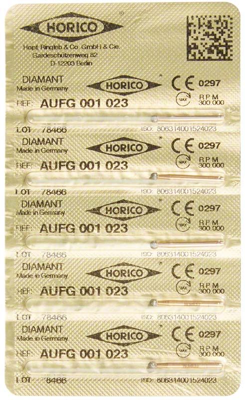 Verpackung von Löwenschleifer AuFG 001 023 mit Etikett und QR-Code.