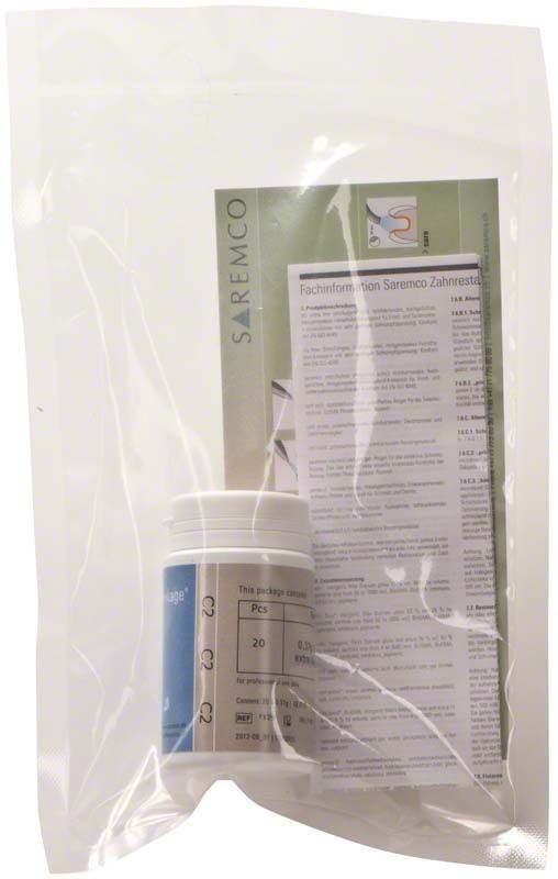 ELS Tips C2 in Kunststoffverpackung mit beigelegten Informationsblättern.