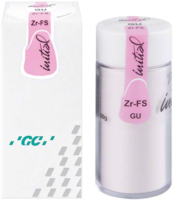 GC Initial Zr-FS Gingival Universal 50g Verpackung und Dose