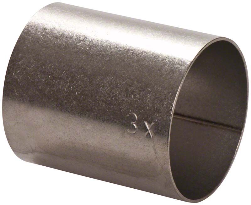 Metall-Muffelring aus Spezial-Stahl für dentale Gussarbeiten.