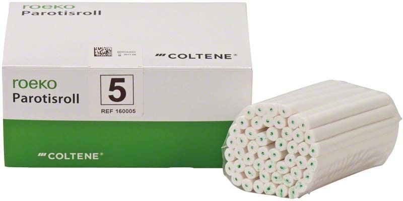 ROEKO Parotisroll Gr. 5 Watterollen mit Verpackung, dentaler Einsatz.
