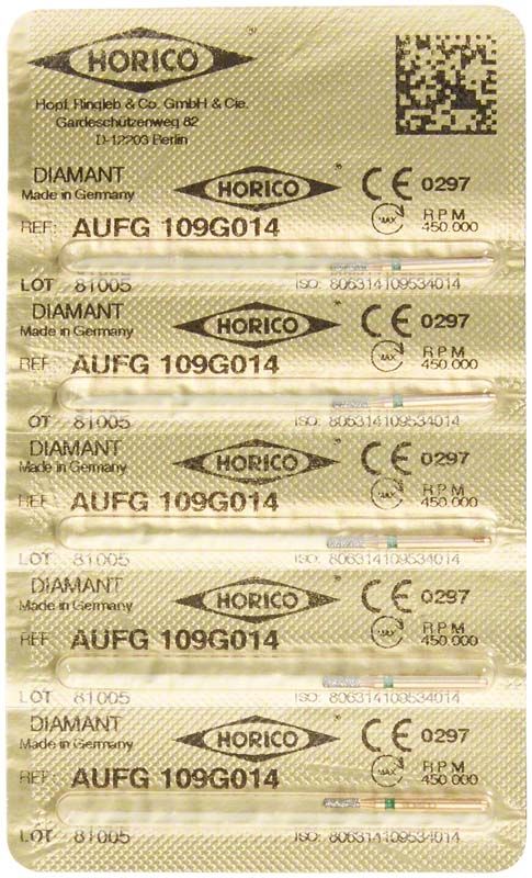 Verpackung der Löwenschleifer AuFG 109G 014 mit Diamantschleifer.