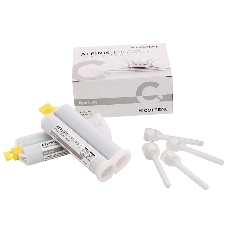 AFFINIS® PRECIOUS System 50 light body Refill mit Kartuschen und Mischdüsen.
