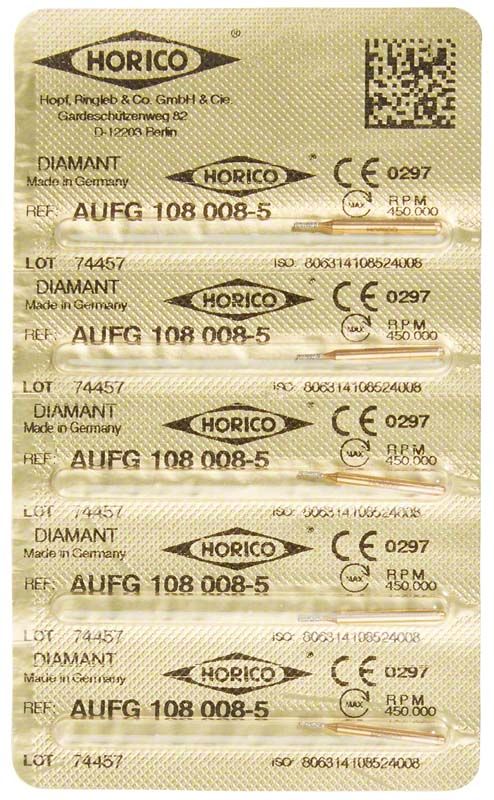 Blisterpackung mit Löwenschleifer AuFG 108 008 Diamantschleifern.