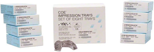 Image of COE® Metall-Löffel perforiert - Gesamtbogen Set mit 8 Löffeln