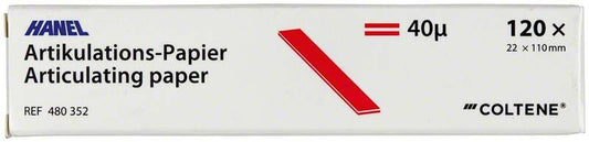 Image of HANEL Artikulationspapier Streifen 40µ rot