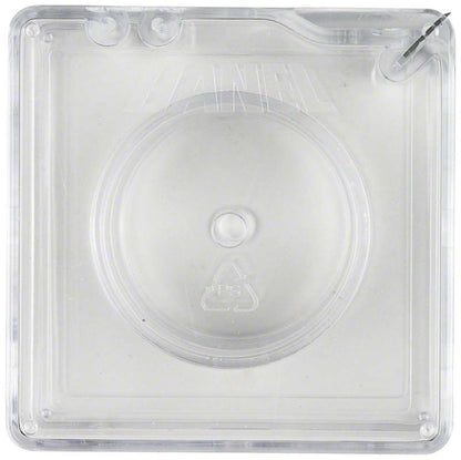 HANEL Folien Dispenser aus transparentem Kunststoff mit integriertem Edelstahl-Messer.