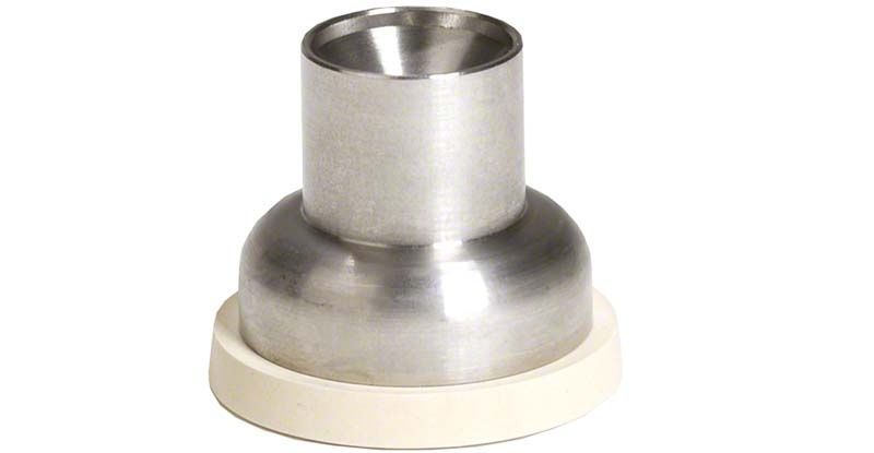 Amalgambrunnen aus rostfreiem Edelstahl mit rutschfester Basis.