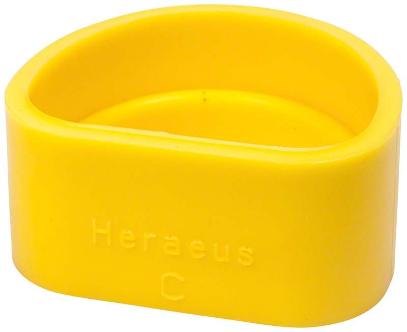 Gelbe Silikonmanschette für Vario-Dublierküvette Größe C.