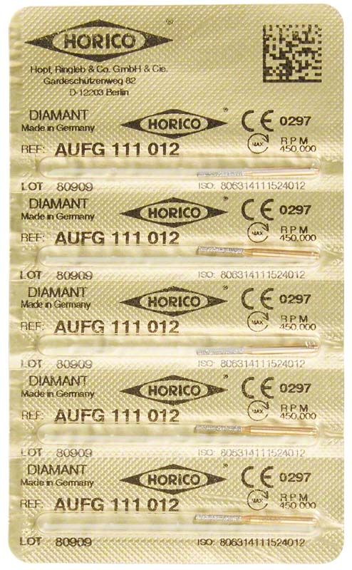 Verpackung von Löwenschleifer AuFG 111 012 mit Serien- und Chargennummer.