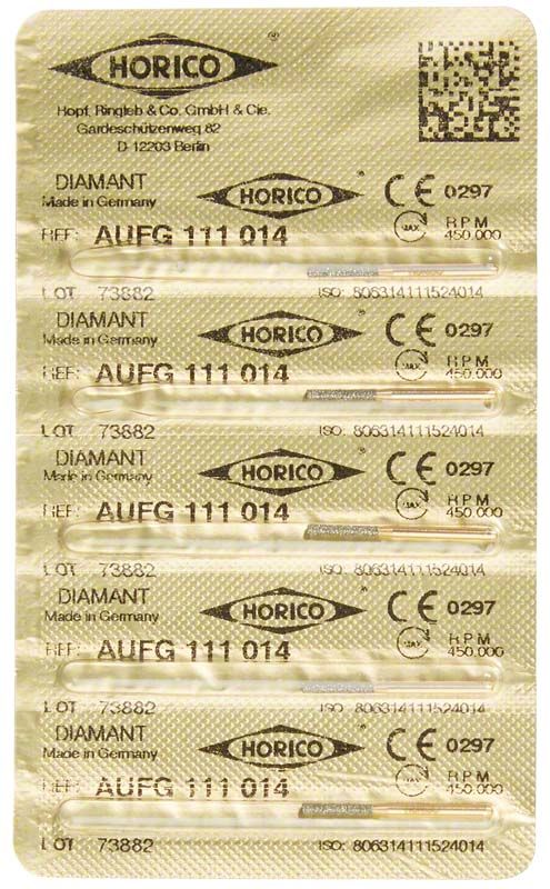 Verpackung von Löwenschleifer AuFG 111 014 mit Diamantbeschichtung.