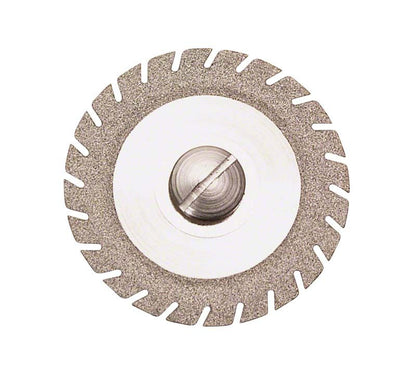 Turbo Flex S Trennscheibe Ø 19mm mit gezahnter Kante.
