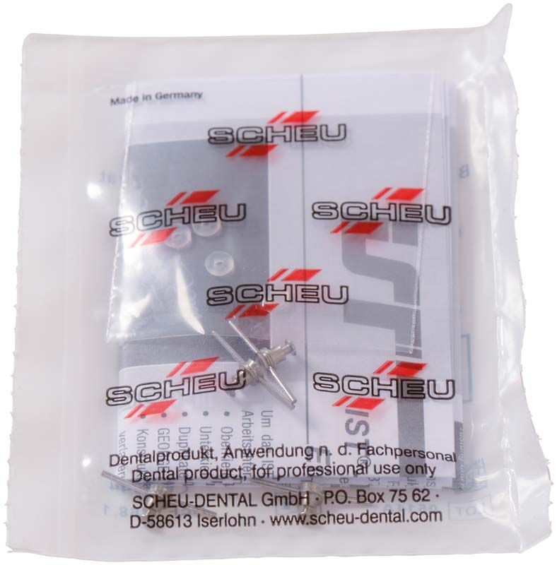 IST® Befestigungsteile 4 Paar in transparenter Verpackung.