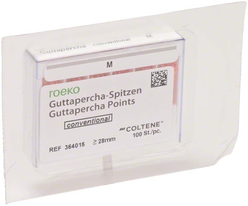 ROEKO Guttapercha-Spitzen Gr. M in transparenter Verpackung
