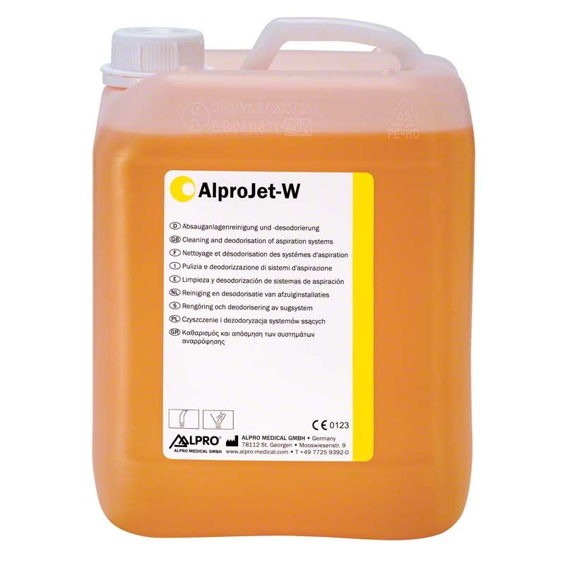 Alprojet W 5 Liter Kanister für zahnärztliche Absauganlagenreinigung.
