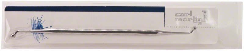 Doppelendiges Dentalinstrument Kugelstopfer Figur 53 von Medic-Star in Verpackung.