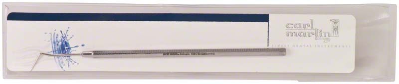 Zahnsonde mit robustem Achtkant-Griff in Verpackung.