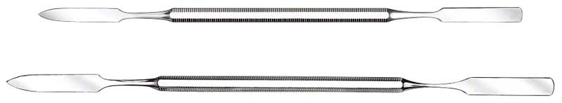 Zementspatel schmal mit doppelendigen 5,2mm breiten Instrumentenenden.